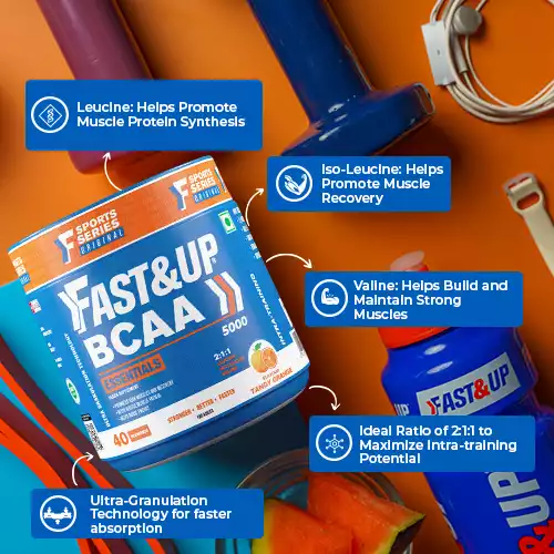 Fast&Up BCAA Essentials - Orange - Image 4