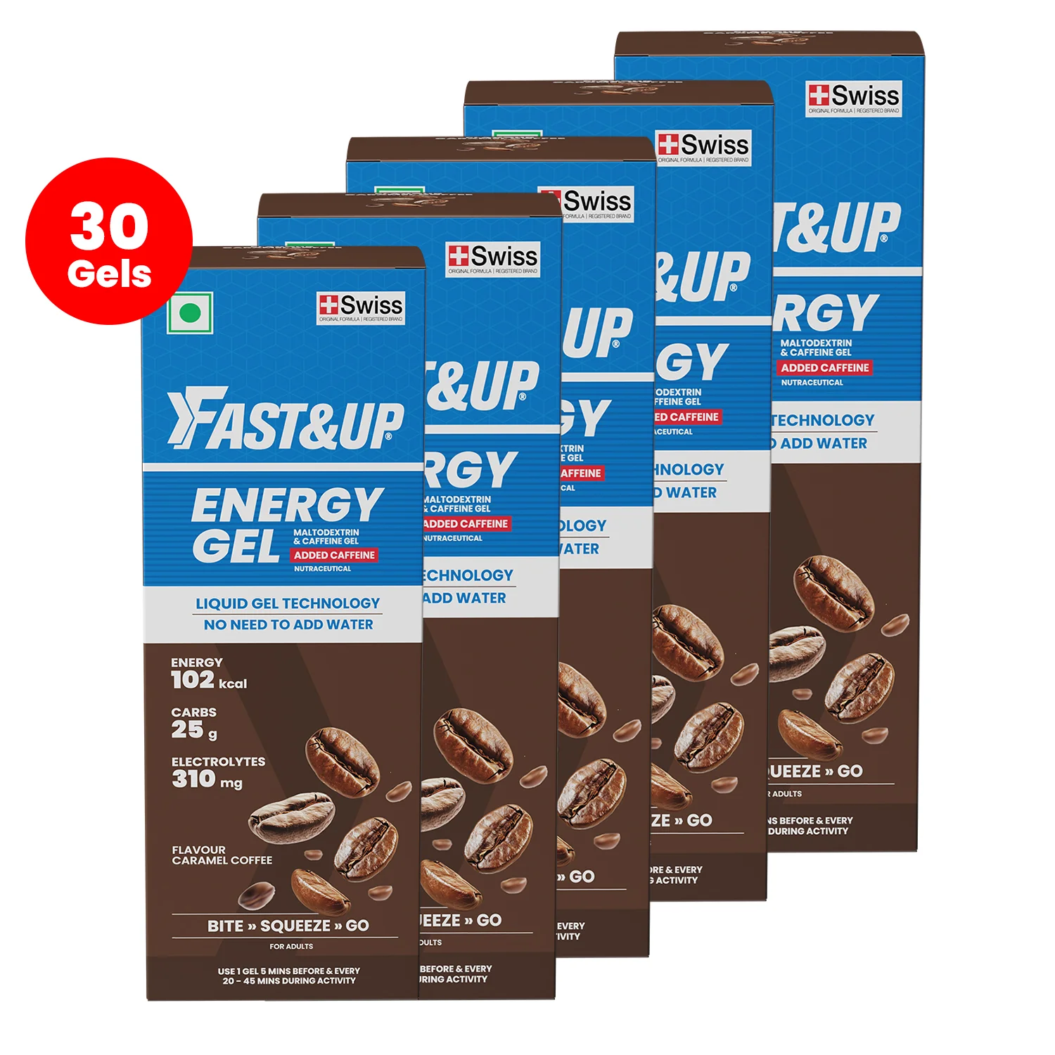 Energy Gel - Caffeinated - Caramel Coffee - Image 11
