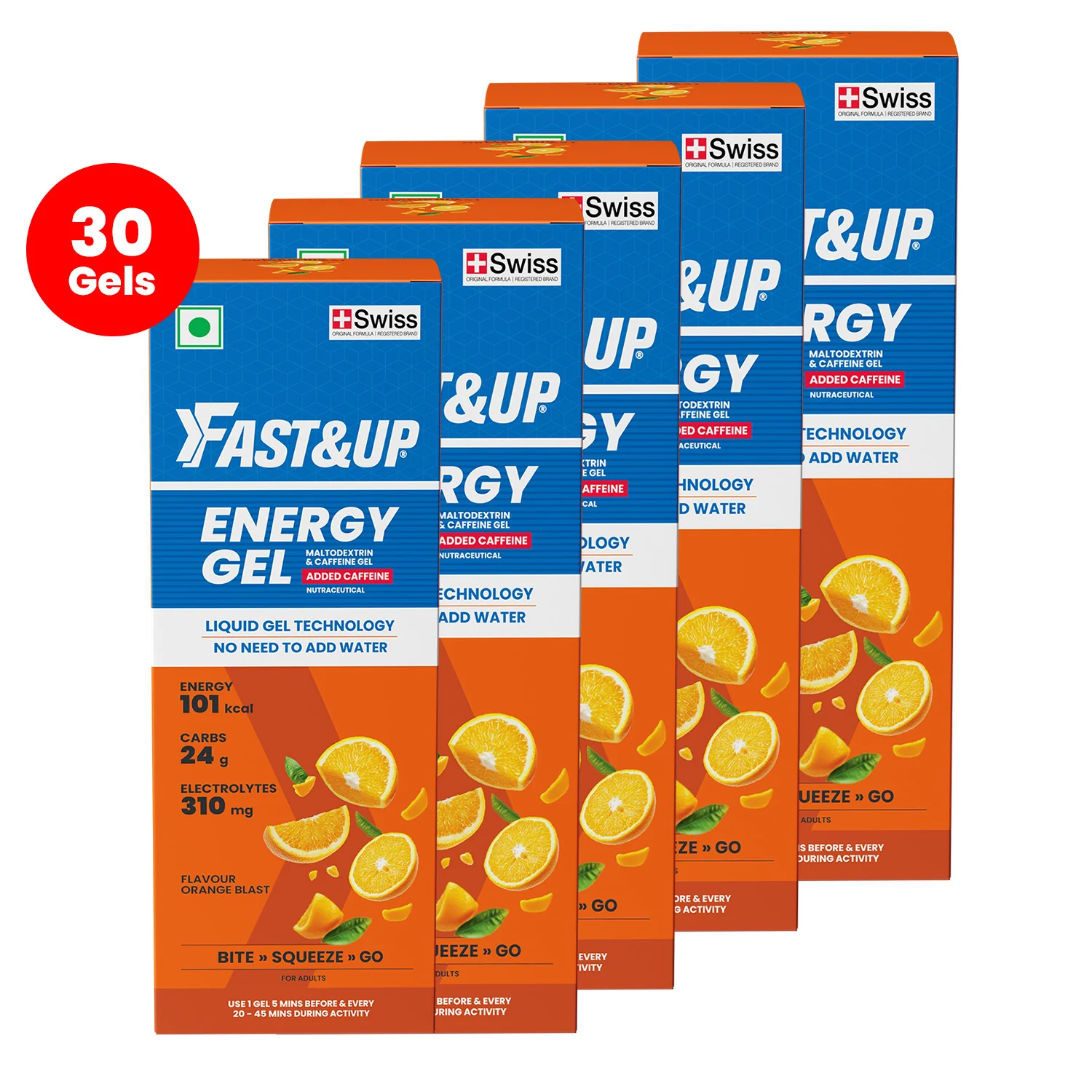 Energy Gel - Caffeinated - Orange Blast - Image 10