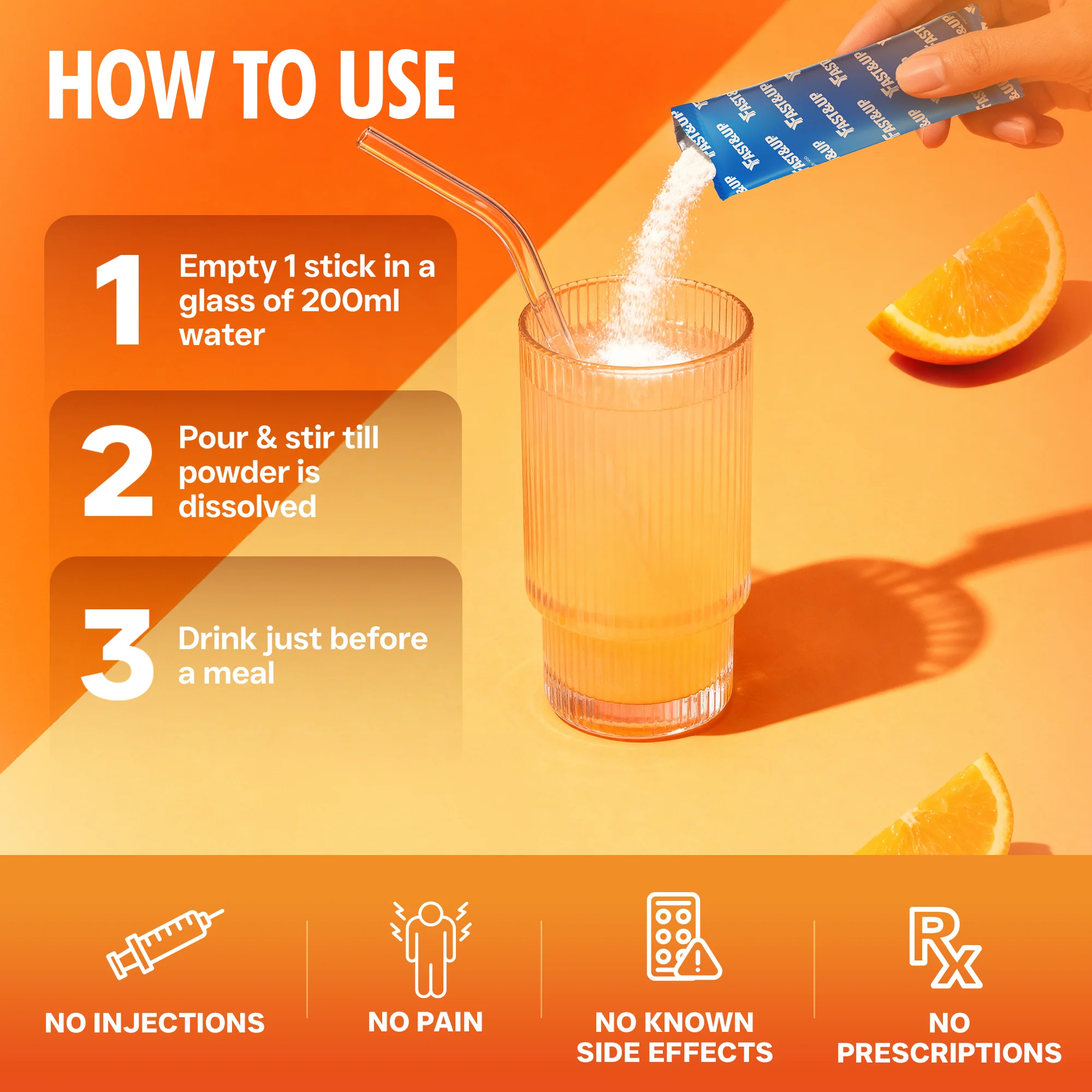 Glucolean For Low Glycaemic Response – Nature's GLP-1 - Orange - Image 6