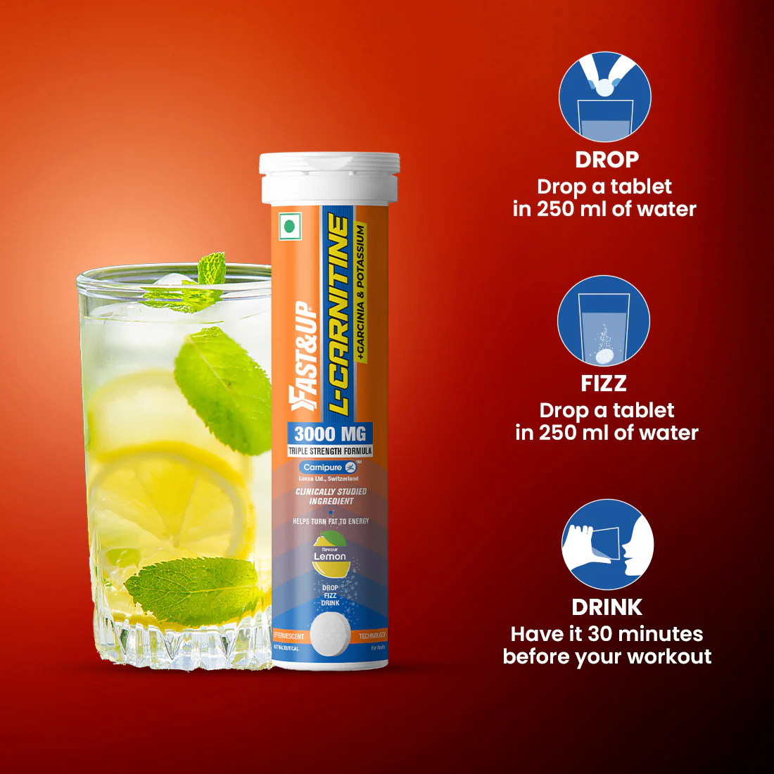 L-Carnitine 3000mg for Weight Loss - Lemon - Image 5