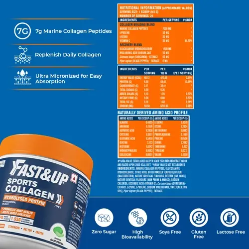 Fast&Up Sports Collagen - Aam Panna - Image 5