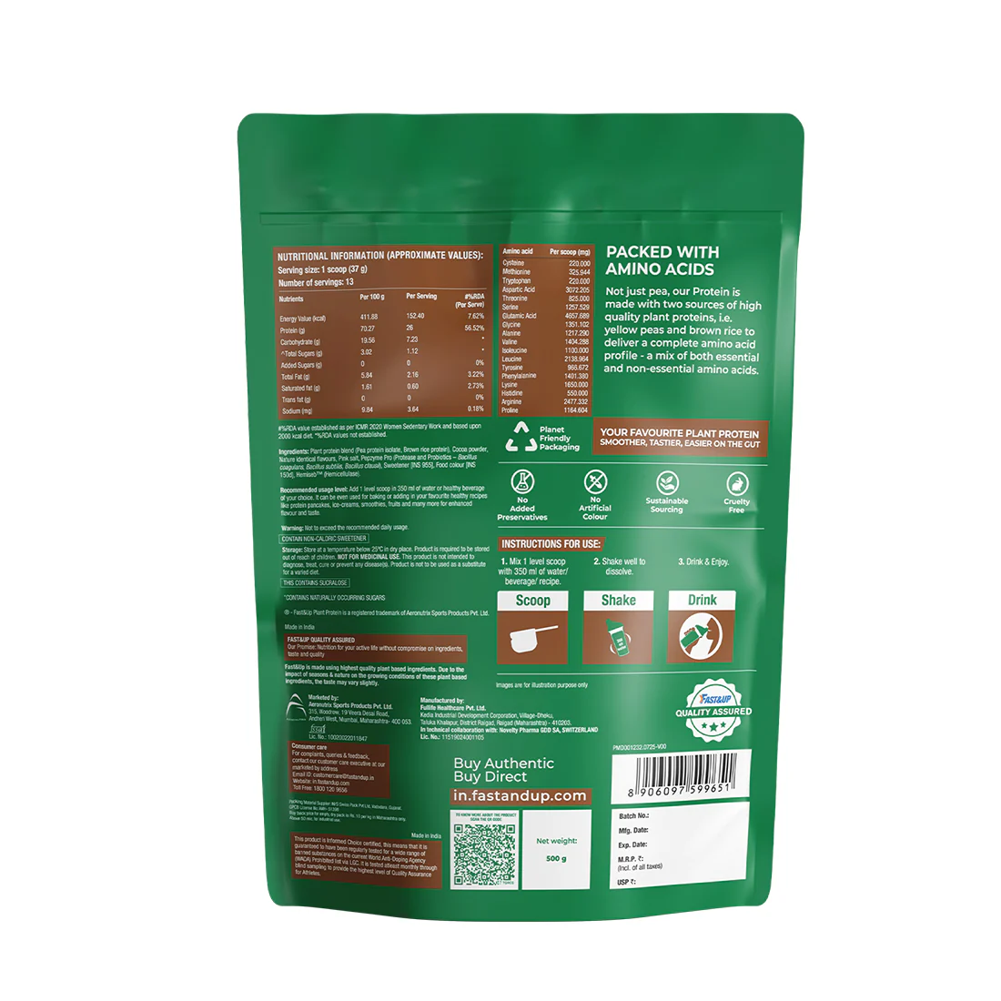 Plant Protein - Rich Chocolate – 500gms - Image 8