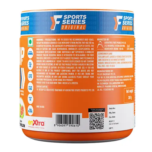Pre Workout - Orange Flavour - 30 Servings - Image 10