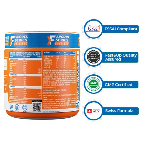 Pre Workout - Orange Flavour - 30 Servings - Image 9