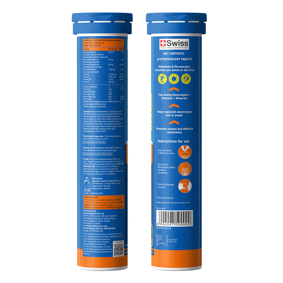 Reload Low Sugar Instant Hydration Drink - Berry - Image 10
