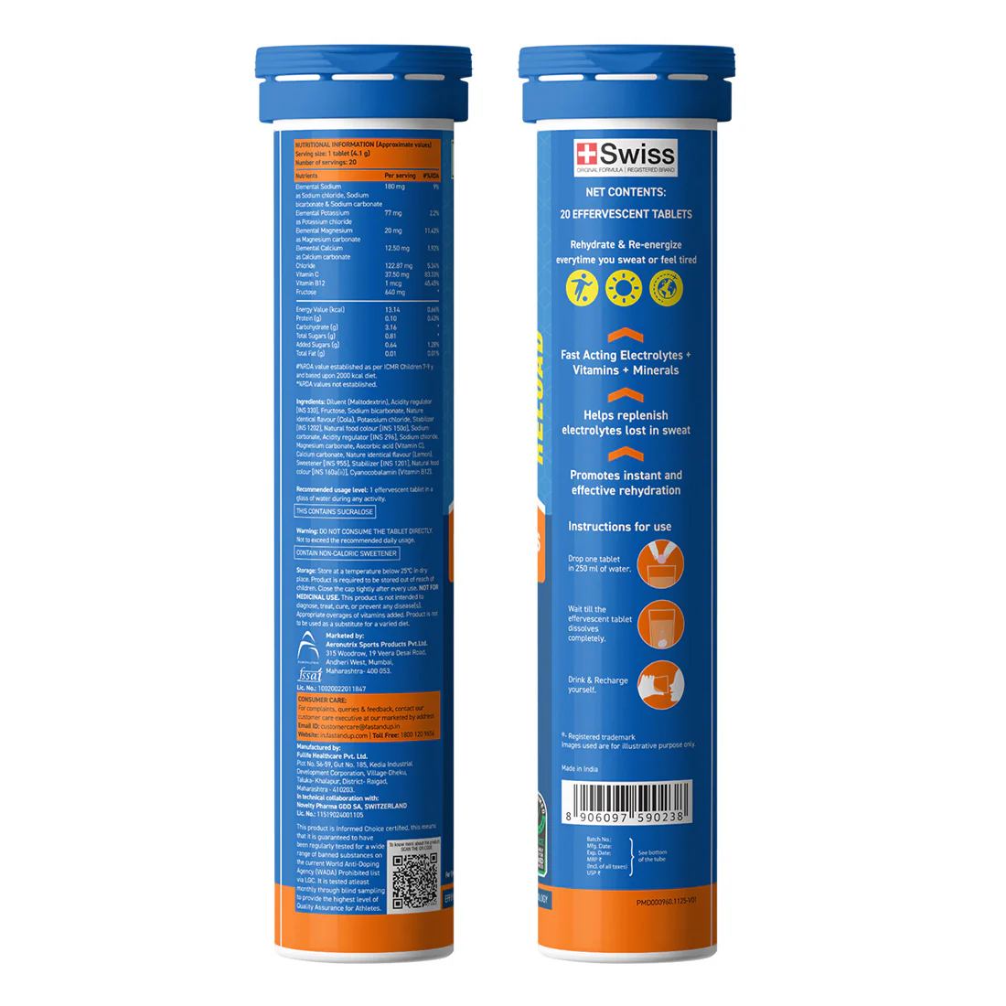 Reload Low Sugar Instant Hydration Drink - Cola - Image 10