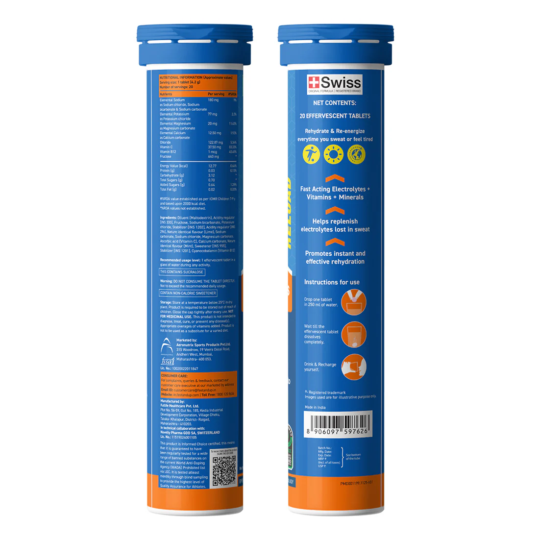 Reload Low Sugar Instant Hydration Drink - Mojito - Image 10