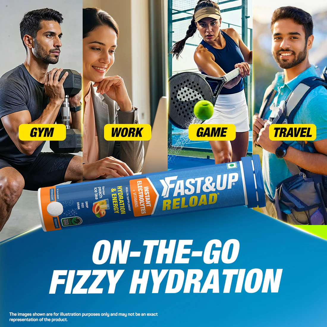 Reload Low Sugar Instant Hydration Drink - Peach Iced Tea - Image 7